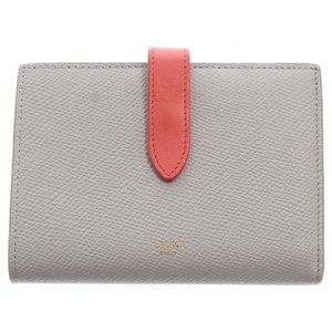 Celine Wallet Gray Leather Bifold
